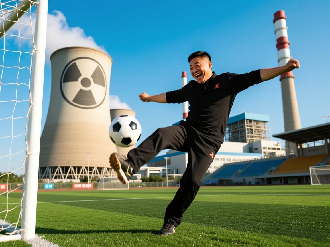 贾康哥踢球：失控核反应堆承包笑点