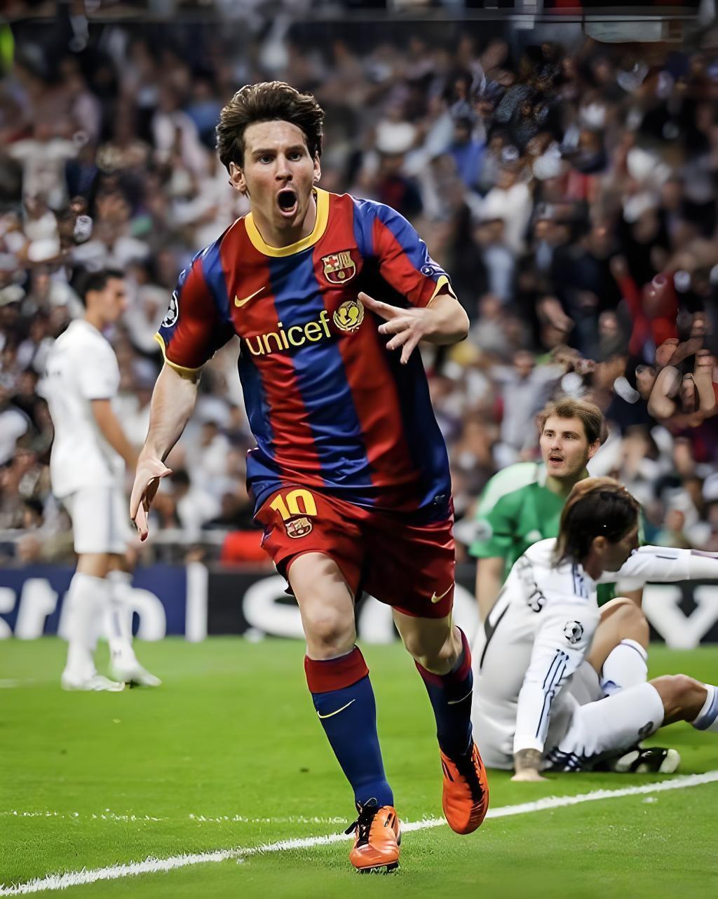 梅西首秀封神一球