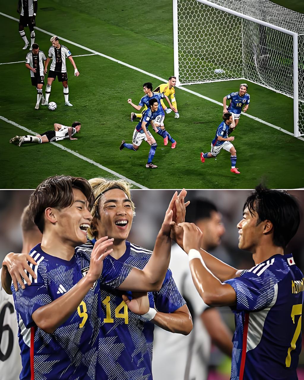 日本队狂胜德国队震撼世界杯